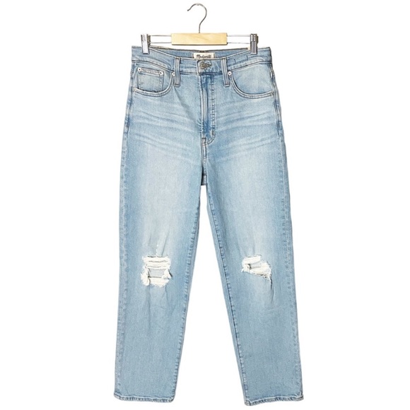 NWT Madewell The Perfect Vintage Straight Leg Distressed Jeans - Picture 2 of 8